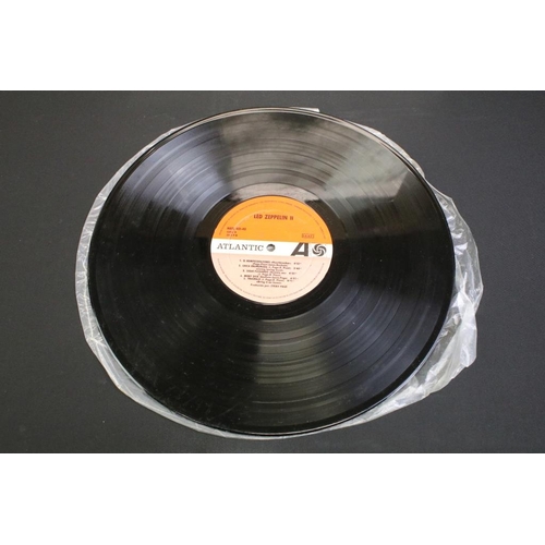 156 - Vinyl - 3 Led Zeppelin LPs to include II (original Spanish pressing on Hispa Vox HAT 421/43) fully l... 