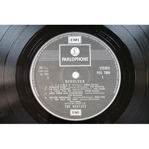 226 - Vinyl - 3 The Beatles LPs to include Revolver (PCS 7009), Please Please Me x 2 (PCS 3042).  All 2 bo... 