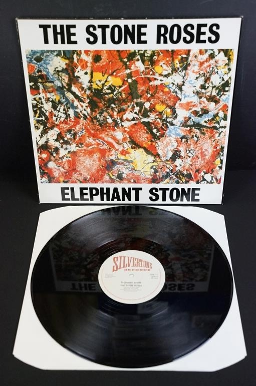 Vinyl - one album and three 12” singles by The Stone Roses to