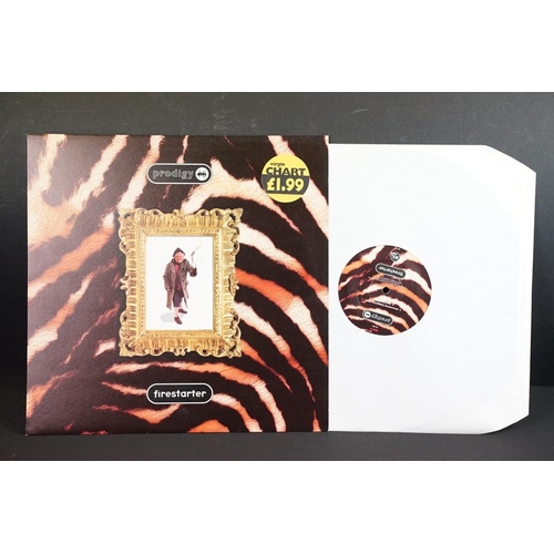 405 - Vinyl - 2 albums and one 12” by The Prodigy to include: Music For The Jilted Generation (original UK... 