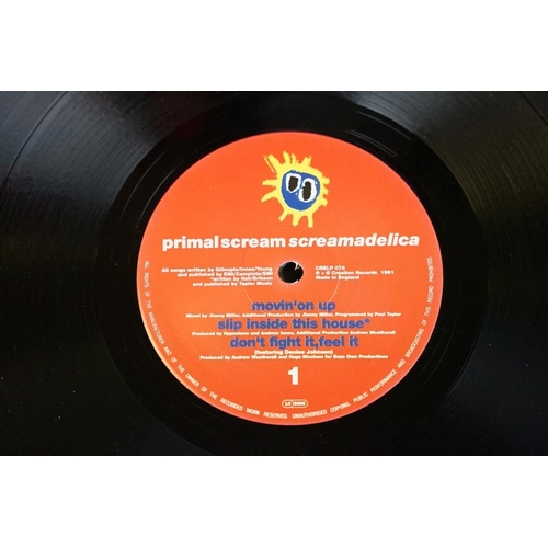 406 - Vinyl - 3 albums and one 12” single by Primal Scream to include: Screamadelica (original UK 1991 dou... 