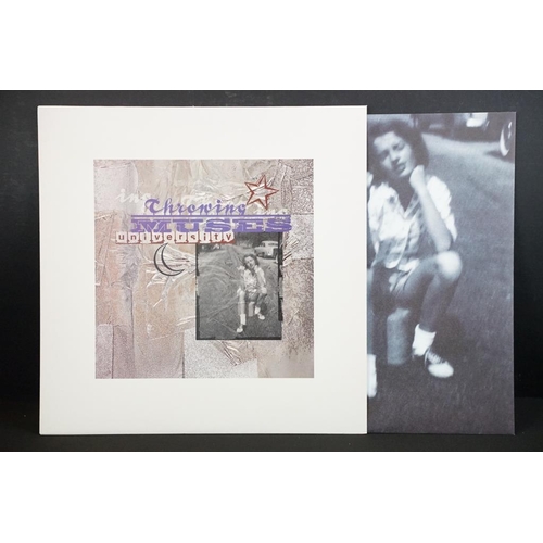 410 - Vinyl - 3 original pressing albums and 2 12” singles on 4AD Records to include: Throwing Muses – Uni... 