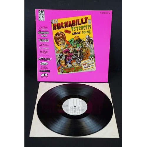 421 - Vinyl - 4 Psychobilly albums to include: The Meteors – The Curse Of The Mutants (DOJOLP 2), The Krew... 