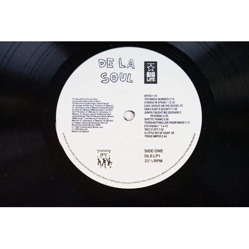 423 - Vinyl - De La Soul – 3 Feet High And Rising, original UK 1989 pressing, with printed inner, Big Life... 