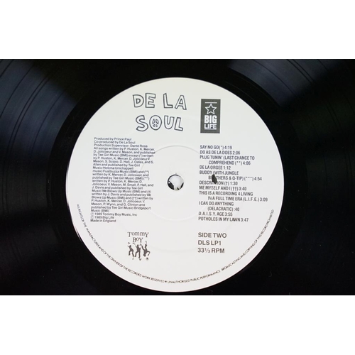 423 - Vinyl - De La Soul – 3 Feet High And Rising, original UK 1989 pressing, with printed inner, Big Life... 