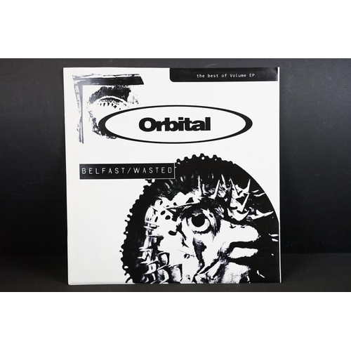 427 - Vinyl - one album and two 12” by Orbital, to include: Snivilisation (UK 1994, double album with info... 