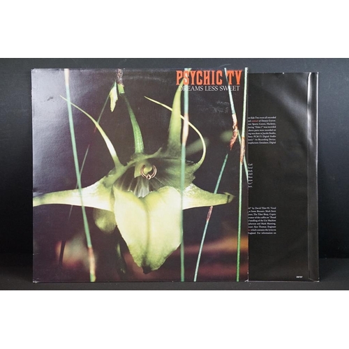 430 - Vinyl - 3 albums and two 12” by Psychic TV including – Dreams Less Sweet (UK 1983, Some Bizzare Reco... 