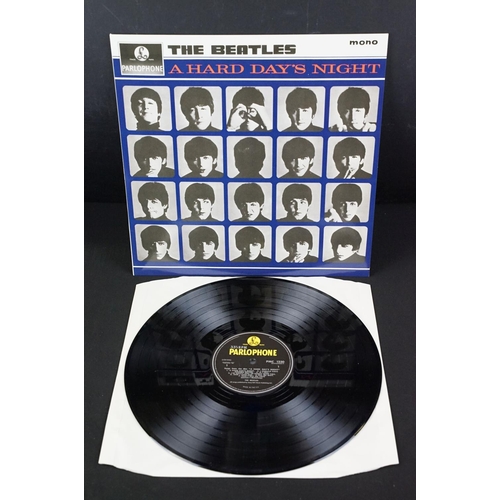 169 - Vinyl - 6 The Beatles LPs to include A Hard Days Night (180gm reissue Parlophone – 5099963380019) Li... 