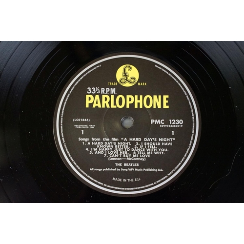 169 - Vinyl - 6 The Beatles LPs to include A Hard Days Night (180gm reissue Parlophone – 5099963380019) Li... 