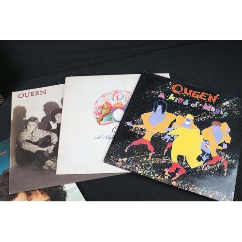 214 - Vinyl - 36 albums including Queen x 5 (A Kind Of Magic, A Night At The Opera, The Works, The Miracle... 