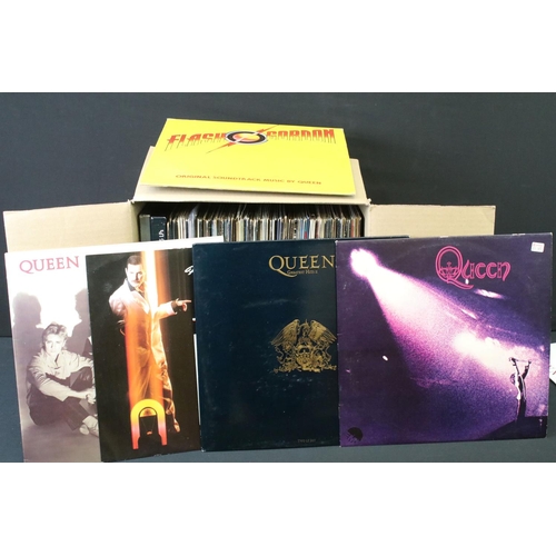 219 - Vinyl - Approx 75 Rock & Pop LPs to include Queen x 17, Bruce Springsteen x 7, Eric Clapton, Elton J... 