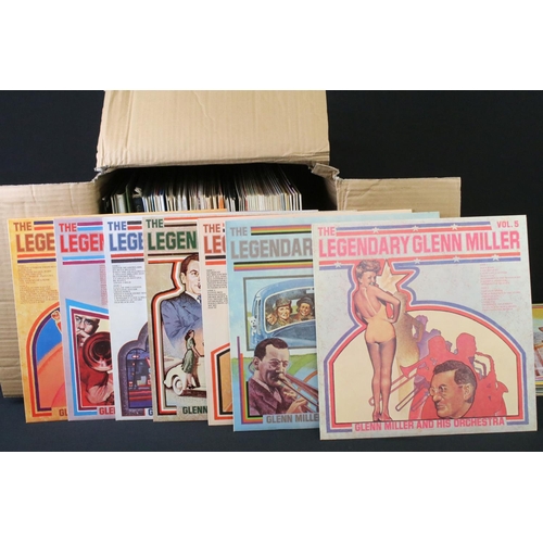 302 - Vinyl - Over 80 Glenn Miller LPs and Box Sets spanning his career.  At least Vg overall.