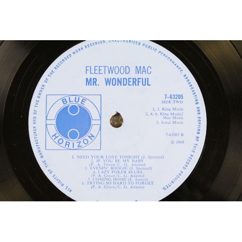 316 - Vinyl - Fleetwood Mac Mr Wonderful (Blue Horizon 7 63205) gatefold sleeve.  Sleeve VG- buffering to ... 