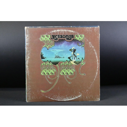 320 - Vinyl - YES 7 LP's to include Fragile (K 30009) orange and green label, with booklet, Close To The E... 