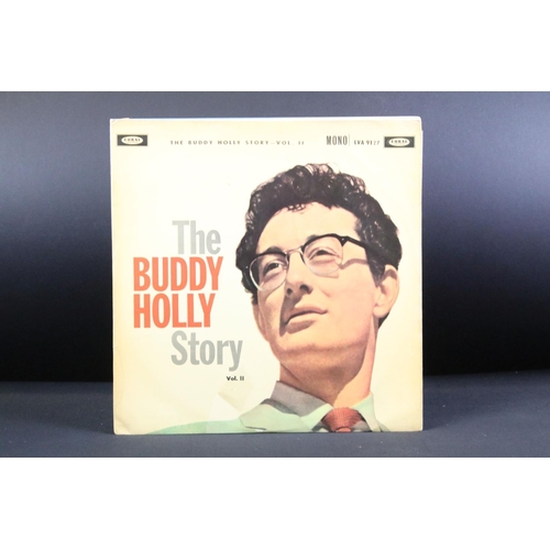 321 - Vinyl - Buddy Holly & The Crickets 4 LP's plus 1 EP (The Late Great Buddy Holly Coral FEP 2044), the... 