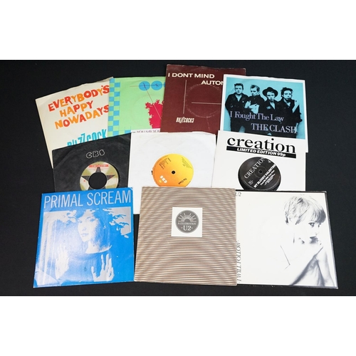 520 - Vinyl - Approximately 100 Punk / New Wave / Indie 7” singles to include: The Clash x 4, Buzzcocks x ... 