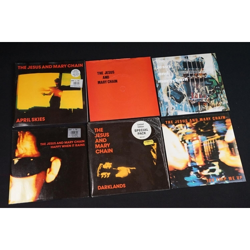 522 - Vinyl - 7 The Jesus and Mary Chain 7” singles and one box set spanning their career including early ... 