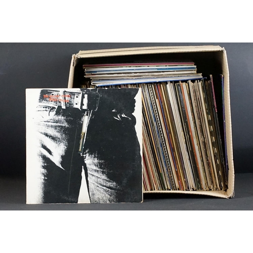 554 - Vinyl - Approx 100 mainly 1960s & 1970s rock & pop LPs to include The Rolling Stones x 7, David Bowi... 