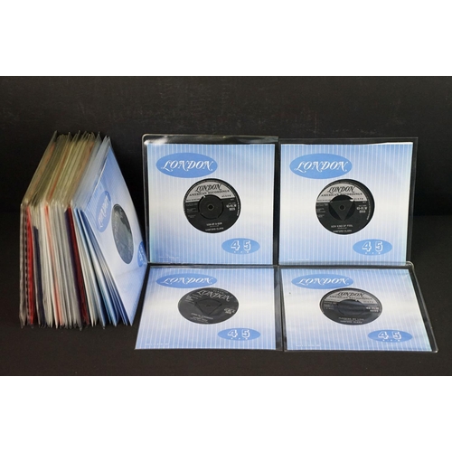 562 - Vinyl - 41 Rockabilly / Rock ’N’ Roll 7” singles including 13 on London records (including Tri-centr... 