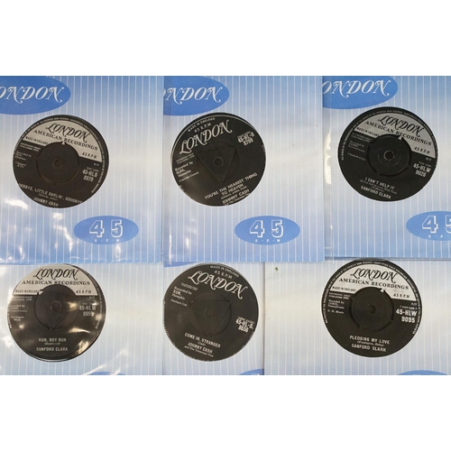 562 - Vinyl - 41 Rockabilly / Rock ’N’ Roll 7” singles including 13 on London records (including Tri-centr... 