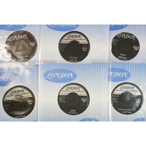 562 - Vinyl - 41 Rockabilly / Rock ’N’ Roll 7” singles including 13 on London records (including Tri-centr... 