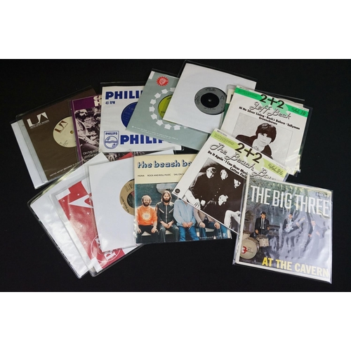 563 - Vinyl - 40 Rock and Pop 7” singles and EP’s including Demos Promos, to include: The Beatles x 5 (inc... 