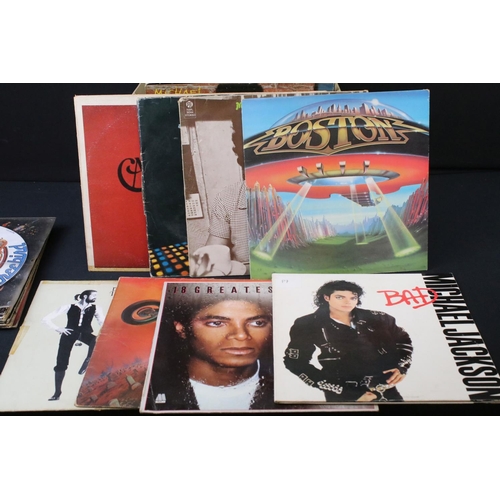 596 - Vinyl - 30 Rock & Pop LPs and 1 12