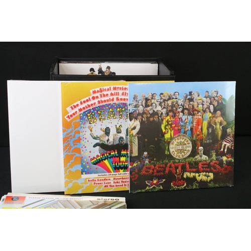 604 - Vinyl - 14 sealed reissue Beatles LPs to include the full core studio album catalogue (13 albums) an... 