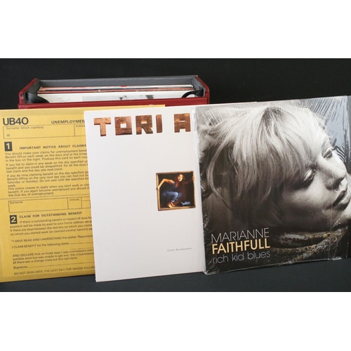 605 - Vinyl - 18 Recent issue / reissue LPs to include The Clash, Joni Mitchell, Lou Reed, Marianne Faithf... 