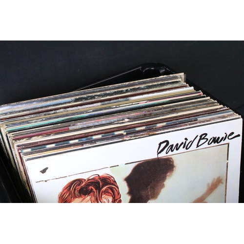 608A - Vinyl - Approx 50 LPs to include The Beatles x 5, David Bowie x 9, The Doors x 4, Bob Dylan x 6, Rol... 