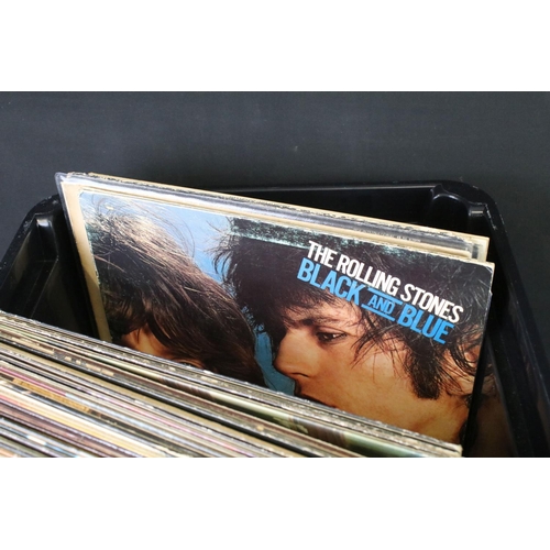 608A - Vinyl - Approx 50 LPs to include The Beatles x 5, David Bowie x 9, The Doors x 4, Bob Dylan x 6, Rol... 