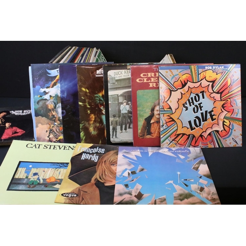 623 - Vinyl - Around 55 Rock & Pop LPs to include Bob Dylan, The Beatles, The Rolling Stones, The Who, Jim... 