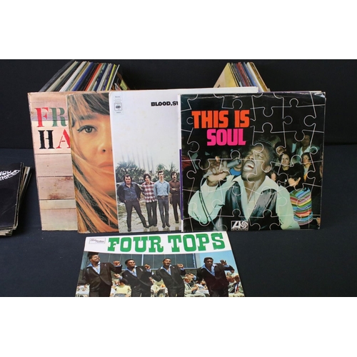 623 - Vinyl - Around 55 Rock & Pop LPs to include Bob Dylan, The Beatles, The Rolling Stones, The Who, Jim... 