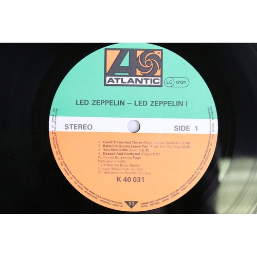 625 - Vinyl - Two Led Zeppelin LPs to include One K40031 and Two K40037, both green/orange Atlantic label,... 