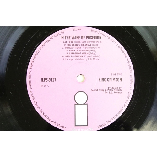 630 - Vinyl - King Crimson In The Wake Of Poseidon LP on Island Records ILPS 9127.  'i' logo to labels, A1... 