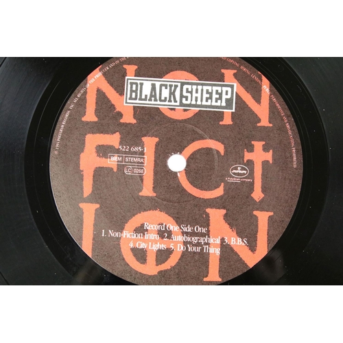 640 - Vinyl - 2 albums to include Black Sheep – Non-Fiction (Original UK / EU 1994 double album on Mercury... 