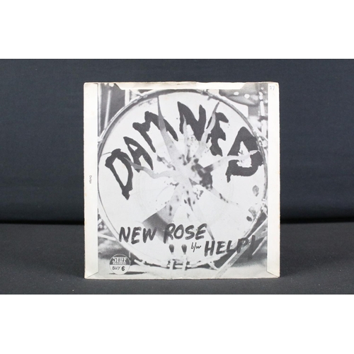 661 - Vinyl - The Damned New Rose 1976 second pressing 7