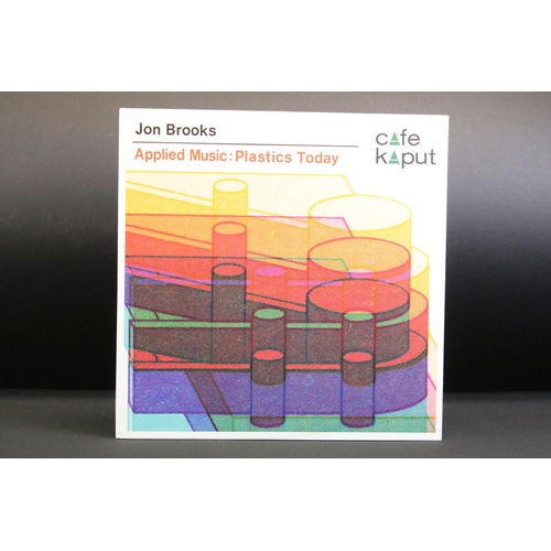 462 - Vinyl - 5 Electronic / Synth limited edition albums by Jon Brooks to include: Applied Music: Plastic... 