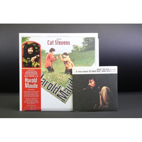 465 - Vinyl - Cat Stevens – Harold And Maude, original USA 2007, album + 7” single, gatefold album cover w... 