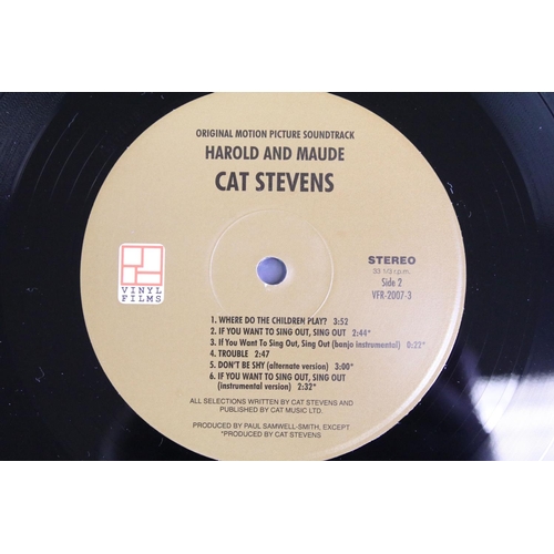 465 - Vinyl - Cat Stevens – Harold And Maude, original USA 2007, album + 7” single, gatefold album cover w... 