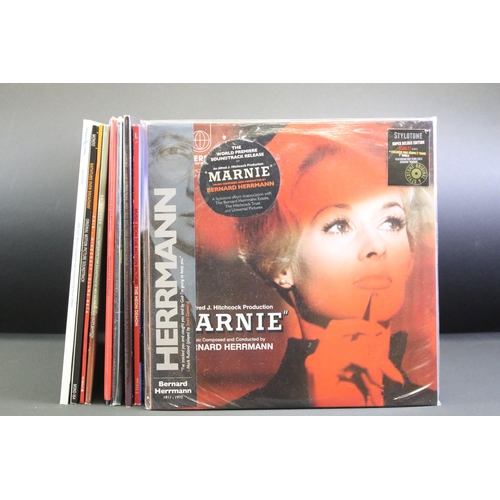 467 - Vinyl - 9 limited edition Soundtrack albums to include: Bernard Herrmann – Marnie (original motion p... 