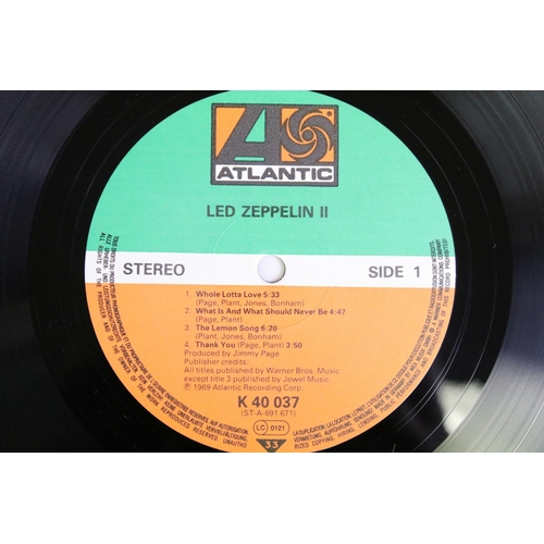 625 - Vinyl - Two Led Zeppelin LPs to include One K40031 and Two K40037, both green/orange Atlantic label,... 