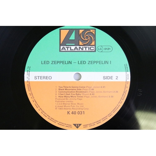 625 - Vinyl - Two Led Zeppelin LPs to include One K40031 and Two K40037, both green/orange Atlantic label,... 