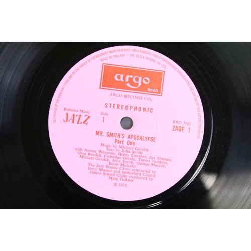 628 - Vinyl - Jazz - Garrick's Fairground – Mr Smith's Apocalypse original 1971 pressing on Argo Records Z... 