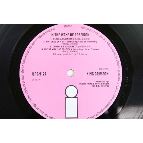 630 - Vinyl - King Crimson In The Wake Of Poseidon LP on Island Records ILPS 9127.  'i' logo to labels, A1... 