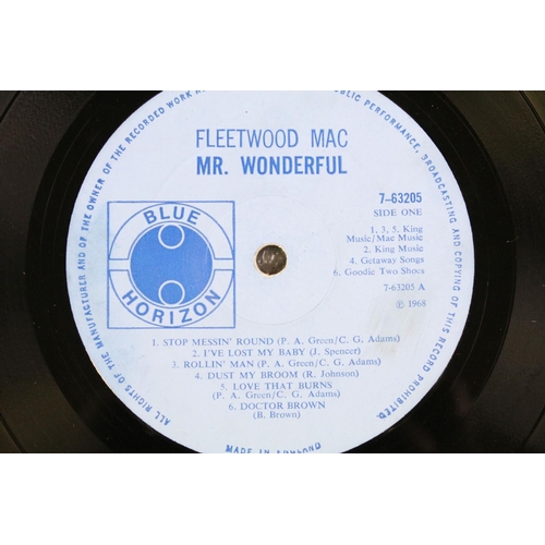 316 - Vinyl - Fleetwood Mac Mr Wonderful (Blue Horizon 7 63205) gatefold sleeve.  Sleeve VG- buffering to ... 