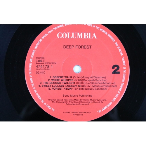 638 - Vinyl - Deep Forest self titled original UK 1993 pressing on Columbia Records COL 474178 1. Sleeve V... 