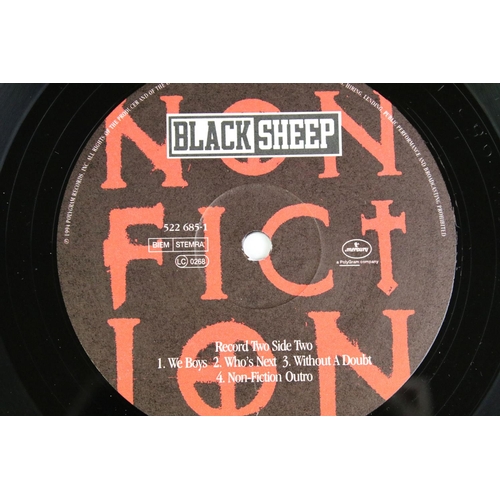 640 - Vinyl - 2 albums to include Black Sheep – Non-Fiction (Original UK / EU 1994 double album on Mercury... 