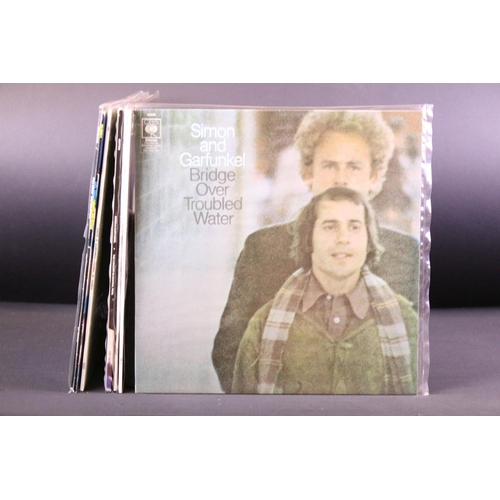 649 - Vinyl - Seven Simon & Garfunkel / Paul Simon LPs to include Sounds of Silence, Central Park, The Gra... 