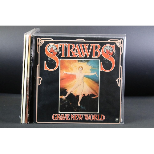 650 - Vinyl - Five Strawbs LPs to include Grave New World, Bursting at the Seems, Antiques Curios, From th... 